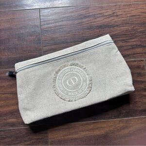 Dior Beige Canvas Haute Couture Make Up Bag